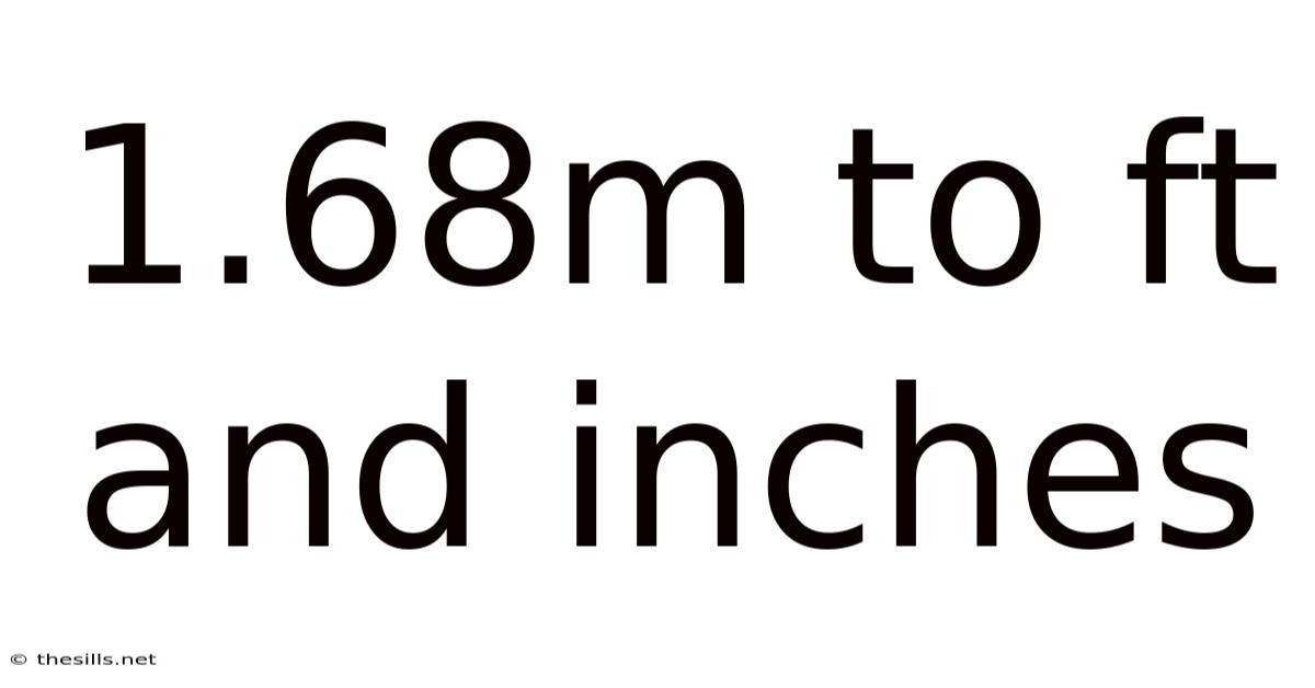 1.68m To Ft And Inches