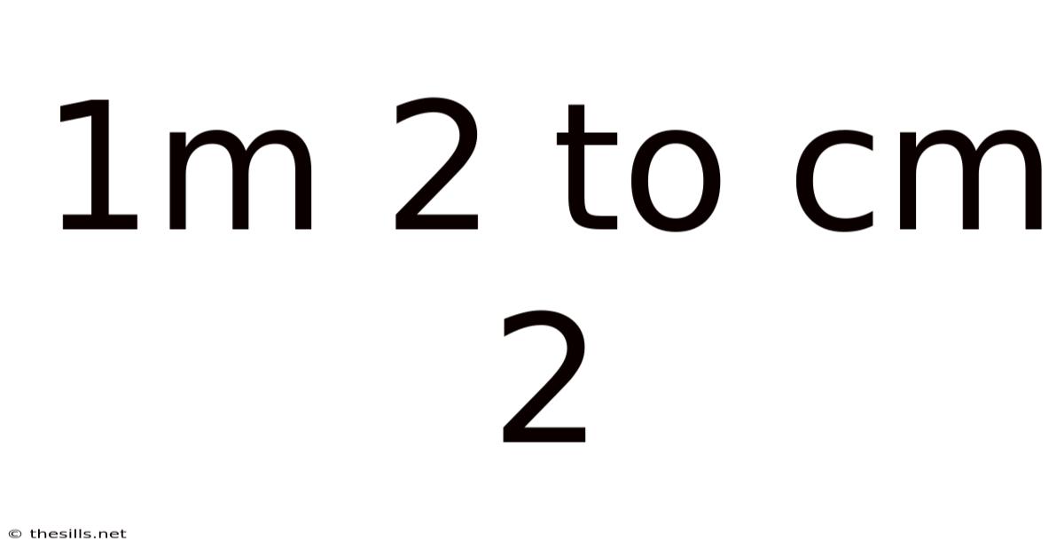 1m 2 To Cm 2