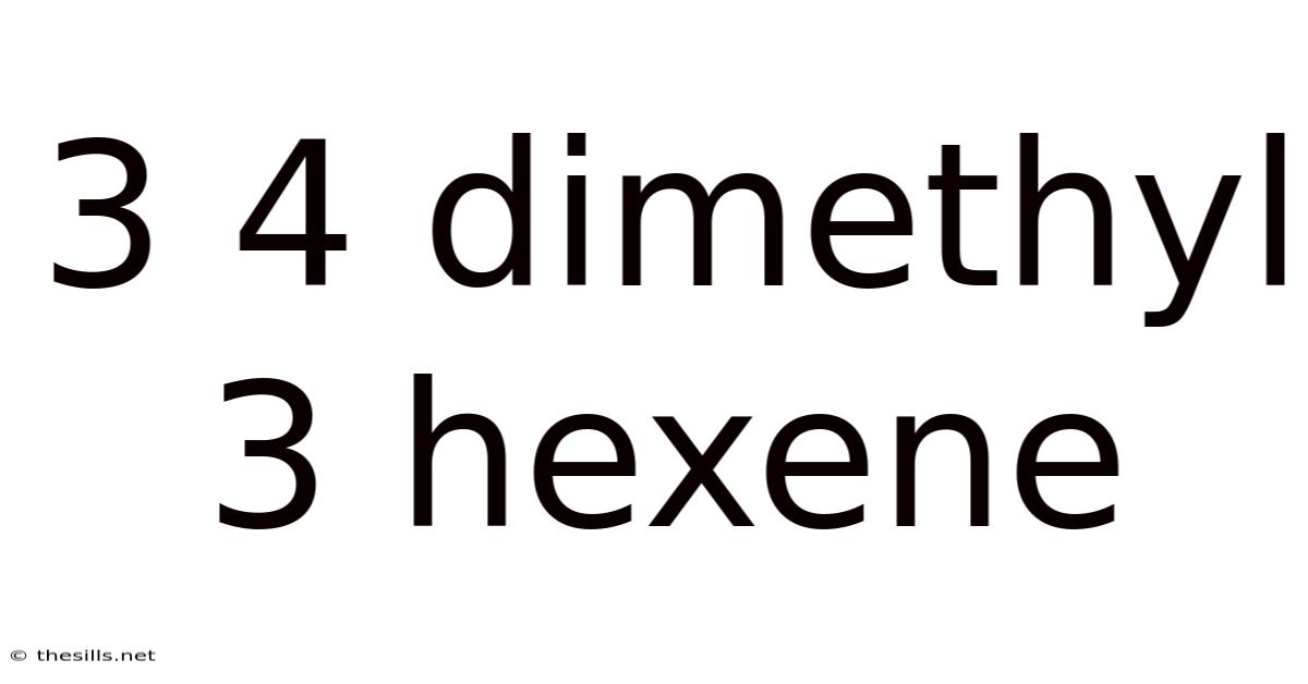 3 4 Dimethyl 3 Hexene