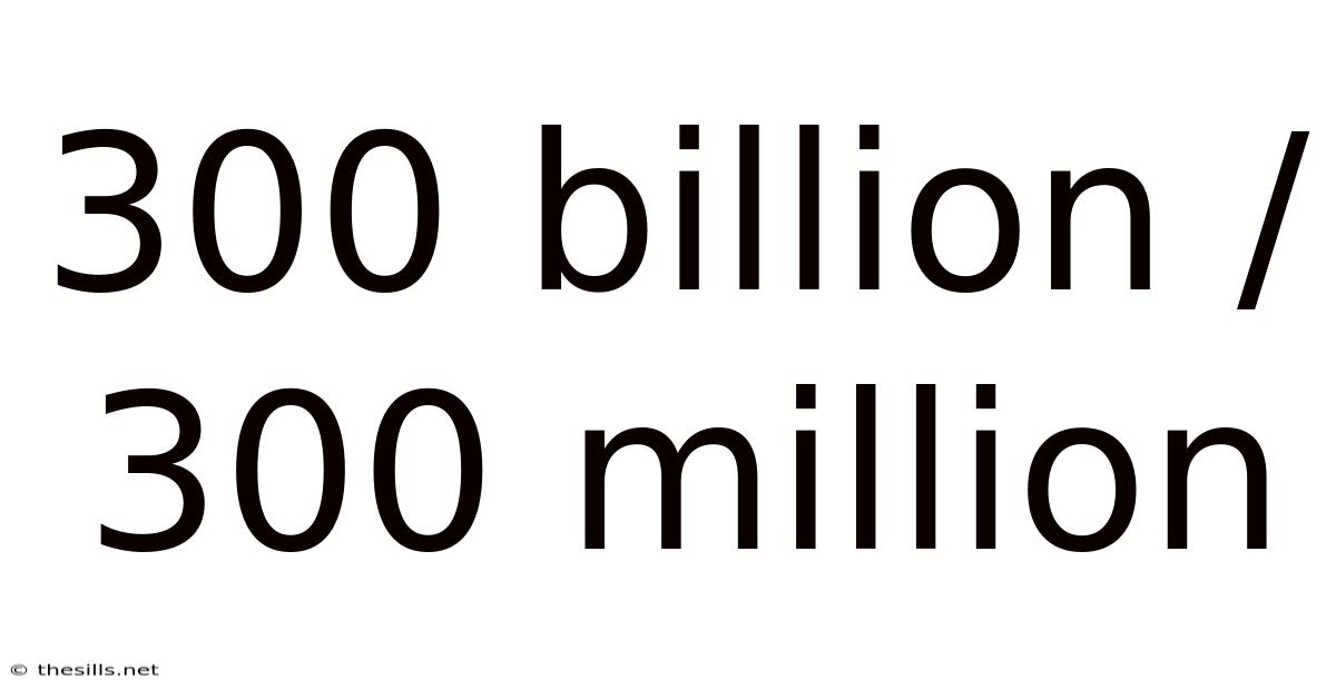 300 Billion / 300 Million