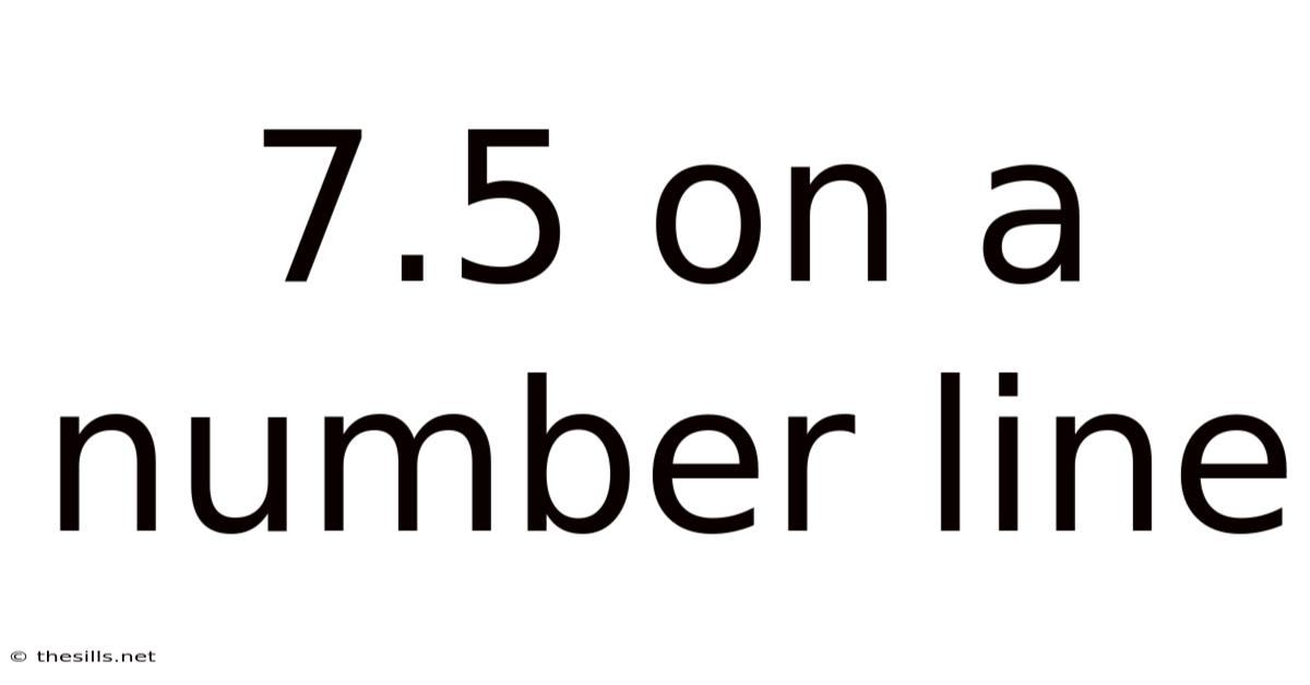 7.5 On A Number Line