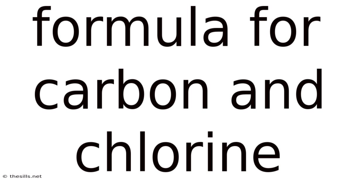 Formula For Carbon And Chlorine