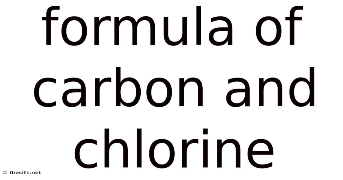 Formula Of Carbon And Chlorine
