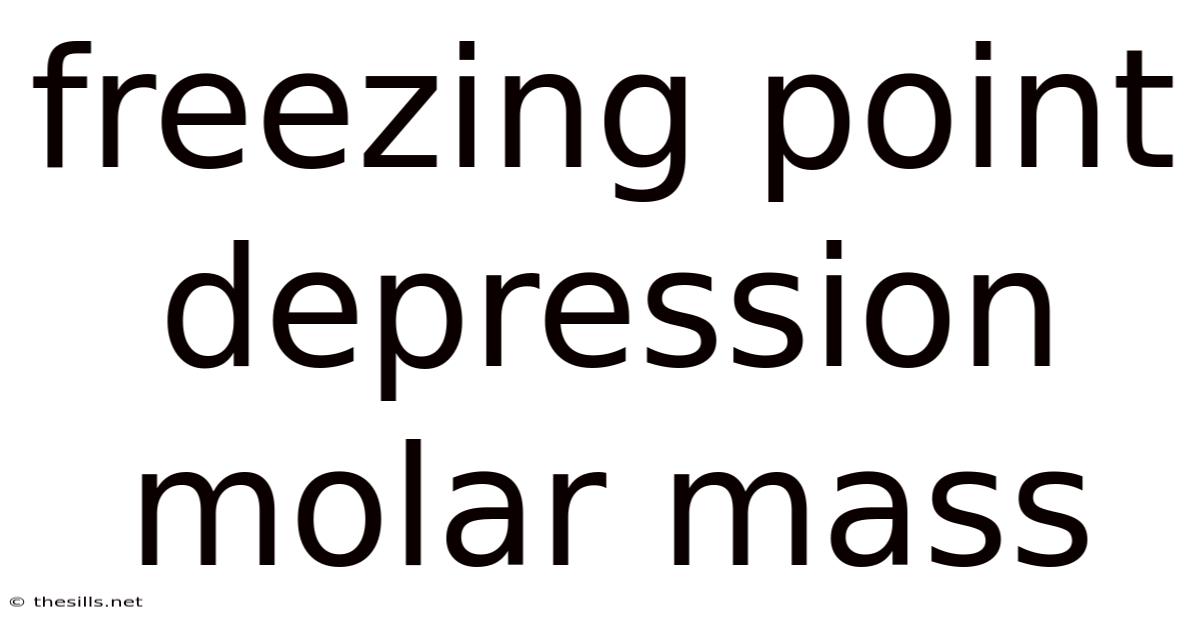 Freezing Point Depression Molar Mass
