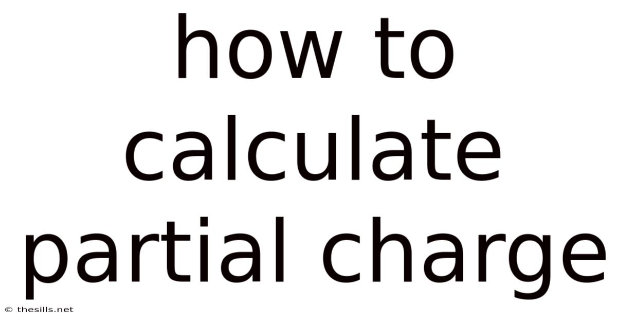 How To Calculate Partial Charge