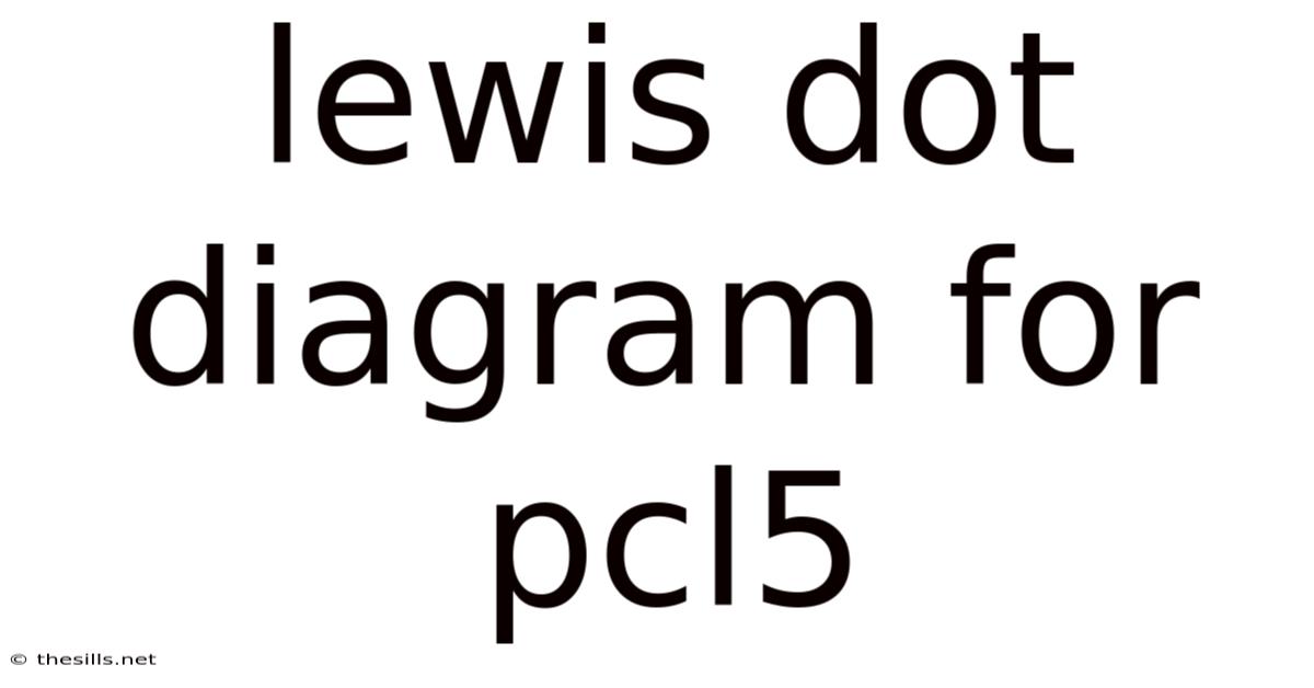 Lewis Dot Diagram For Pcl5