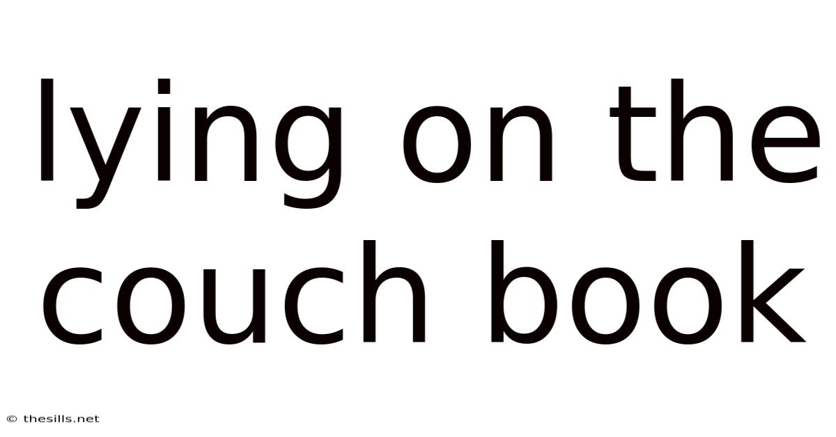 Lying On The Couch Book
