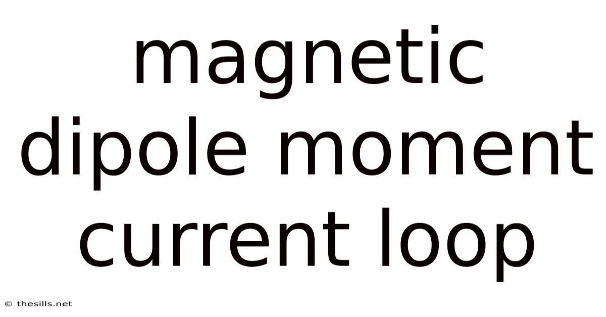 Magnetic Dipole Moment Current Loop