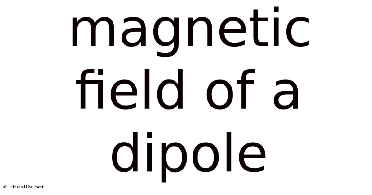 Magnetic Field Of A Dipole