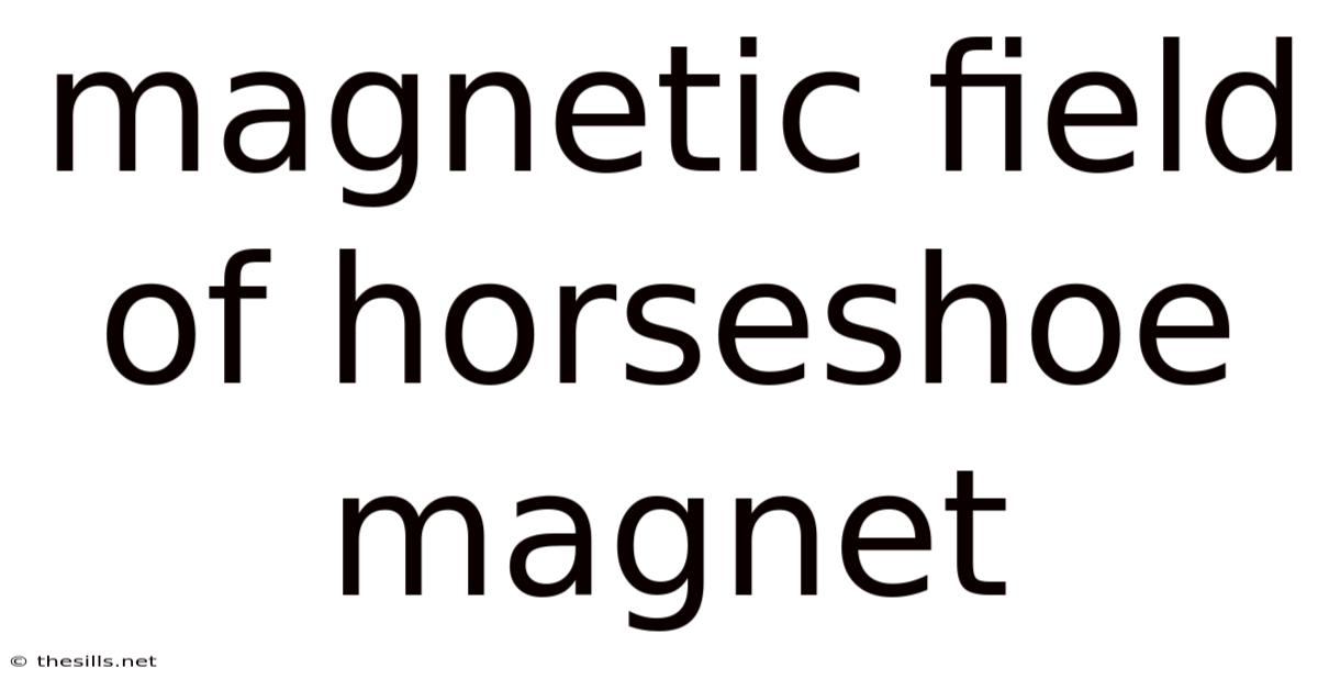 Magnetic Field Of Horseshoe Magnet