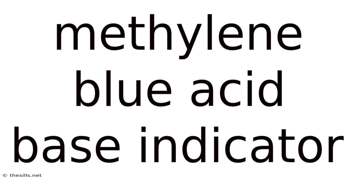 Methylene Blue Acid Base Indicator