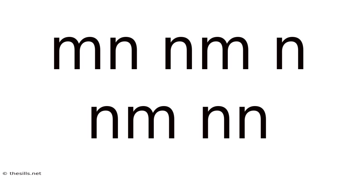 Mn Nm N Nm Nn