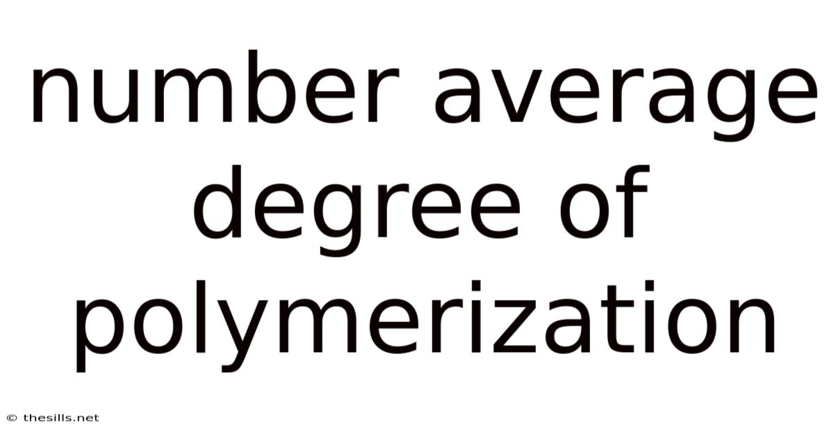 Number Average Degree Of Polymerization