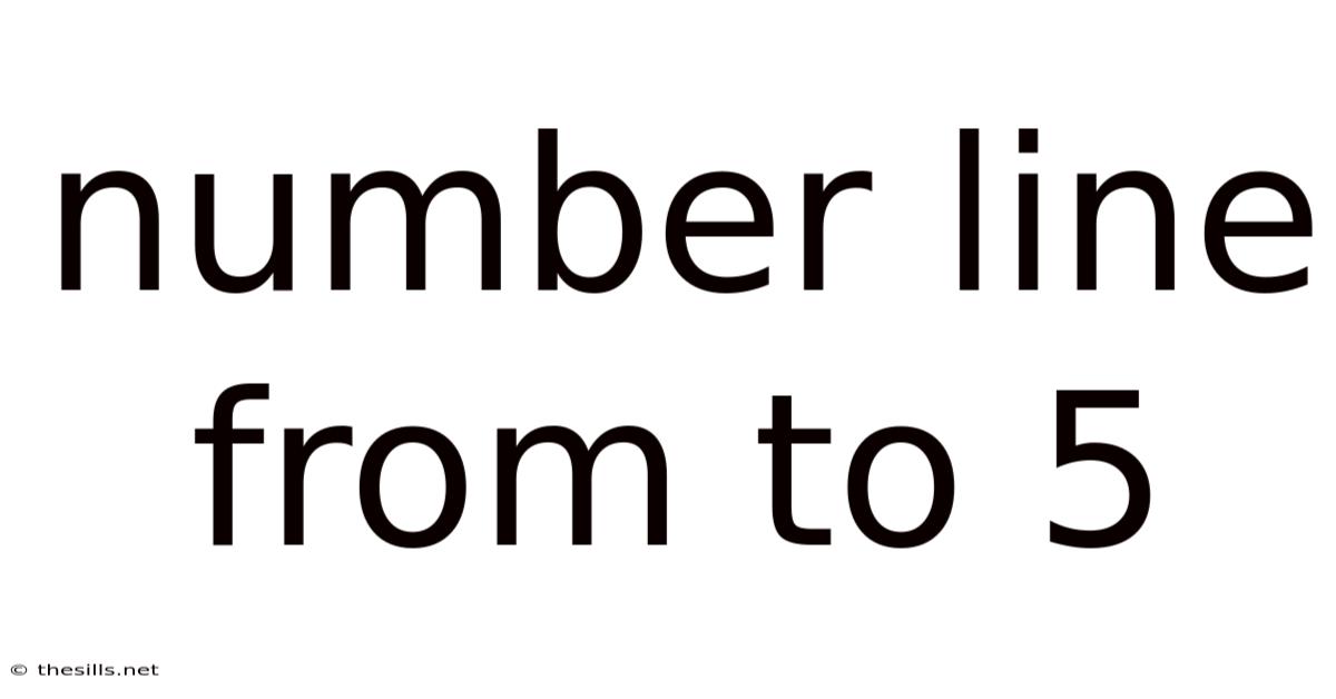 Number Line From To 5