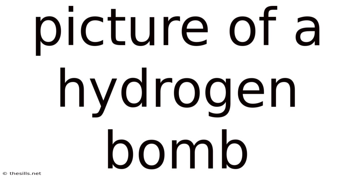 Picture Of A Hydrogen Bomb