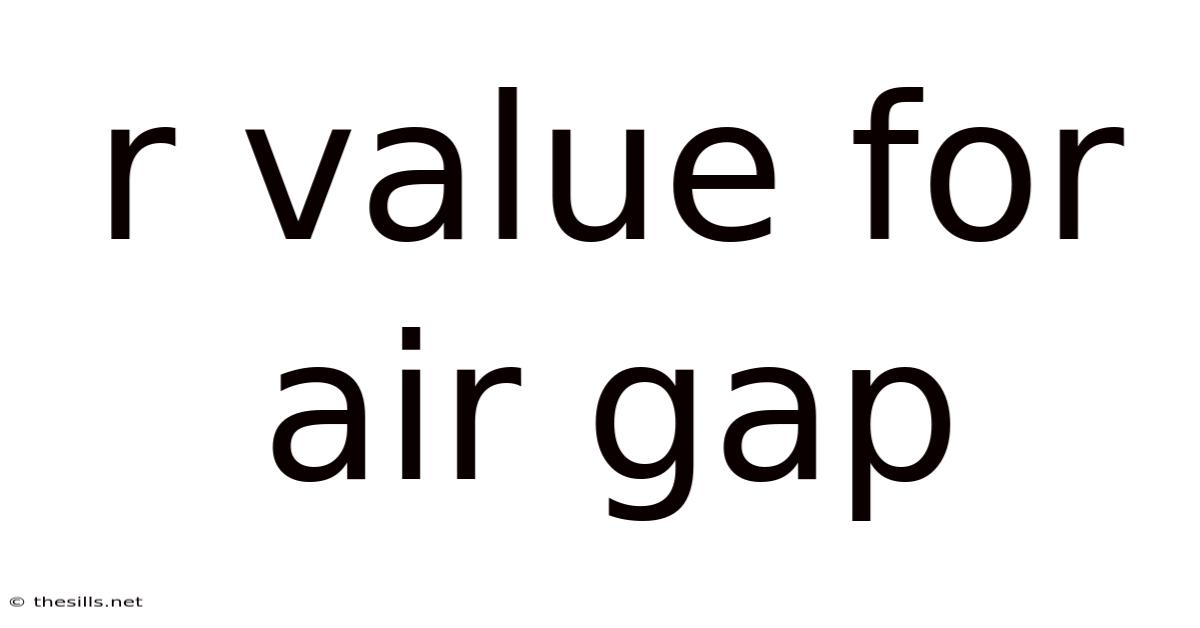 R Value For Air Gap