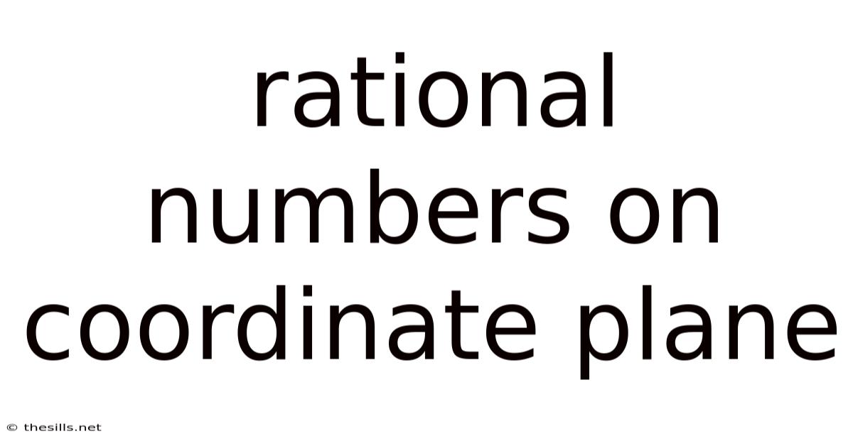 Rational Numbers On Coordinate Plane