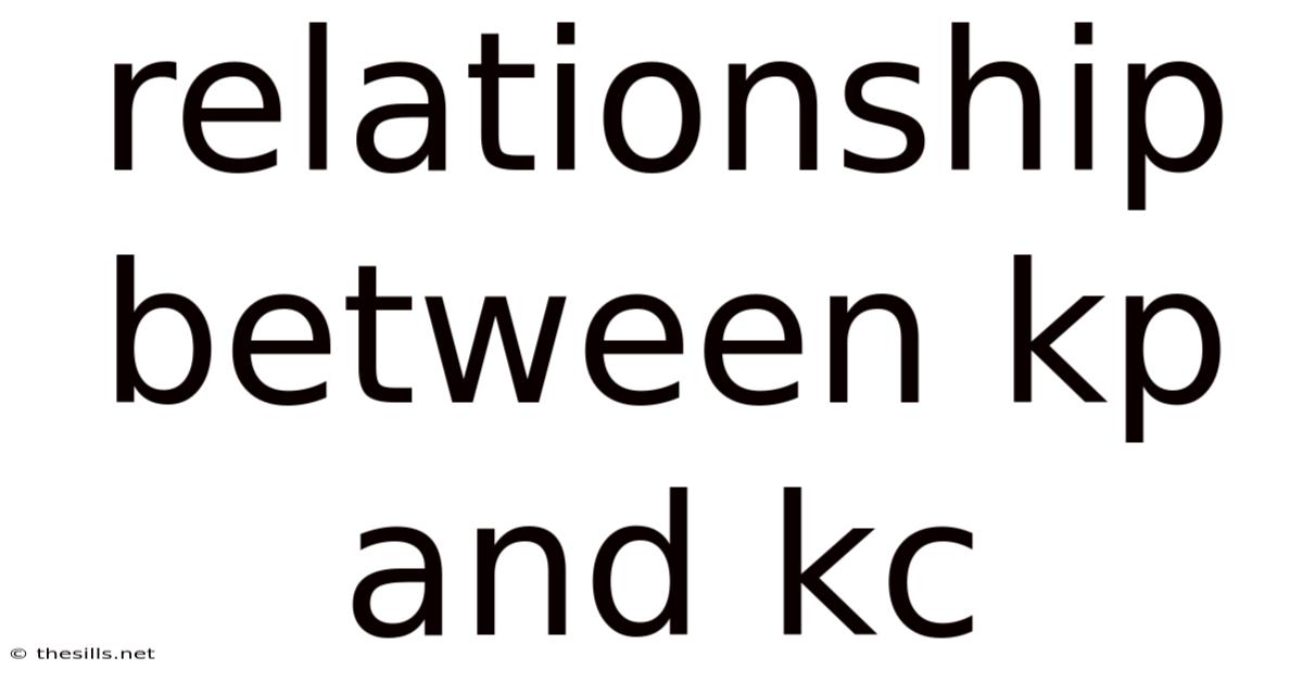 Relationship Between Kp And Kc