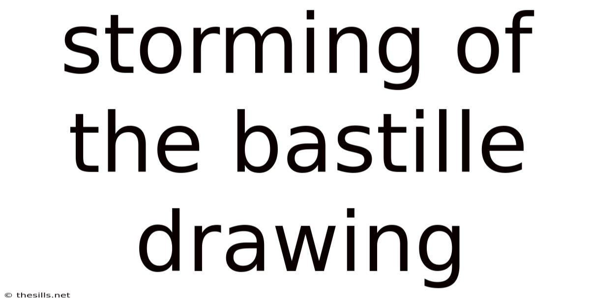 Storming Of The Bastille Drawing