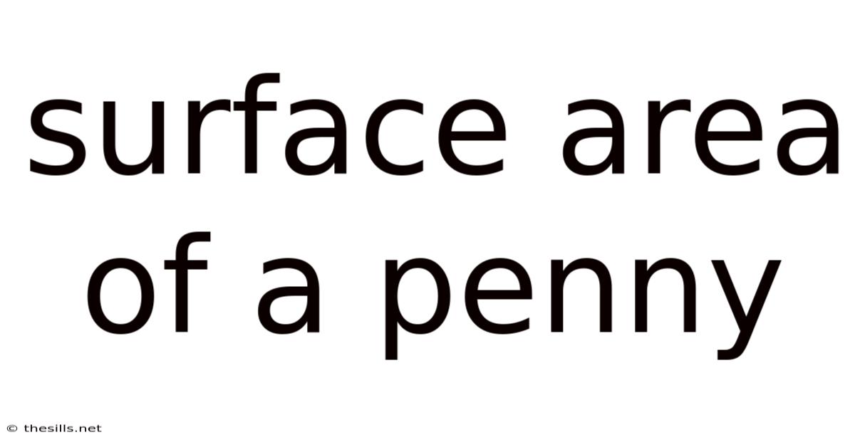 Surface Area Of A Penny