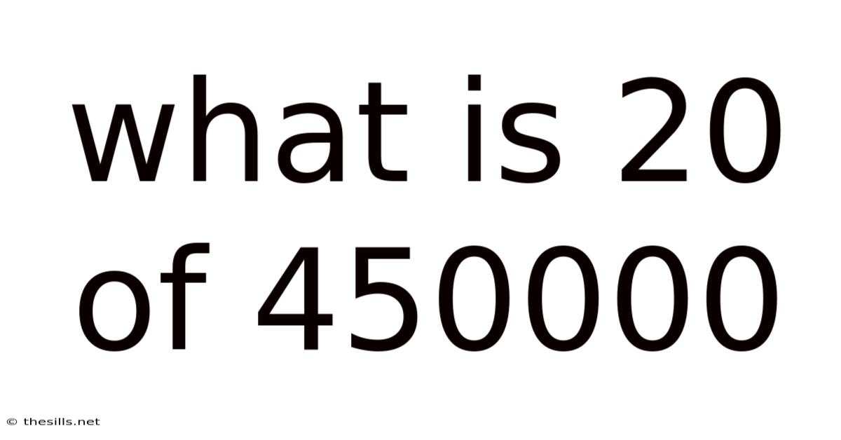 What Is 20 Of 450000
