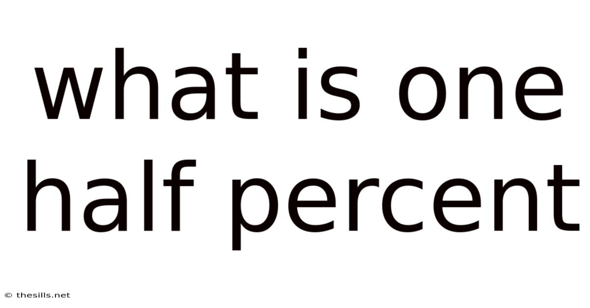What Is One Half Percent