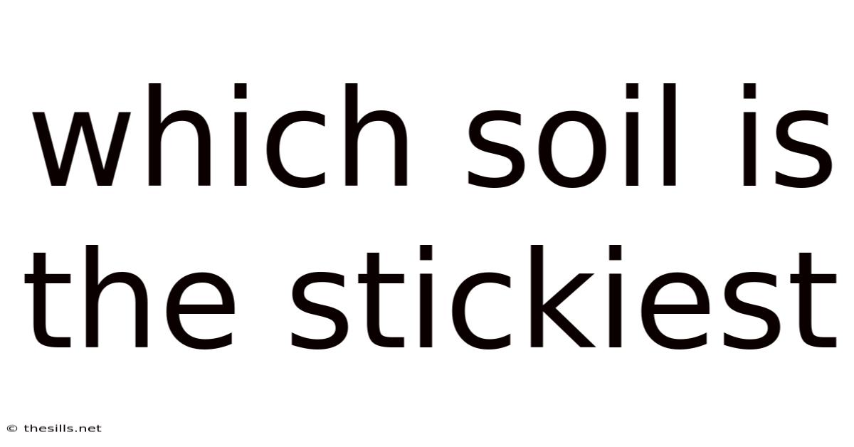 Which Soil Is The Stickiest