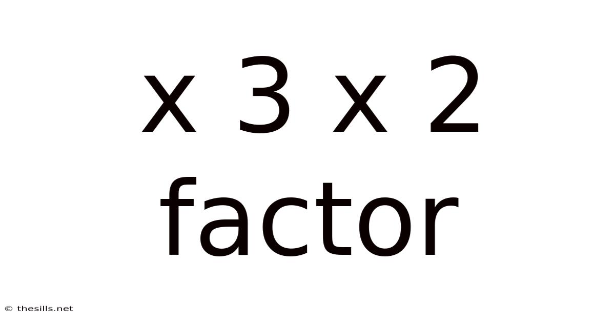 X 3 X 2 Factor